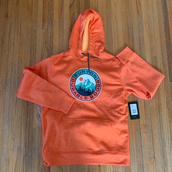 Burton Oak Pullover Hoodie, Men's Burton Hoodie, Hoodie with Thumbholes, Burton - Picture 1 of 7